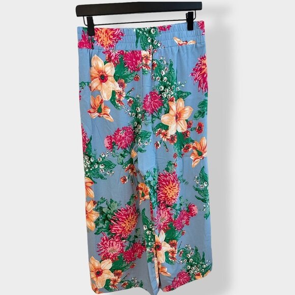 Studio by Denim & Co. Printed Wide-Leg Crop Pants - Picture 2 of 4